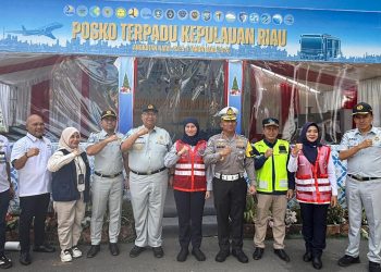 Jasa Raharja Kepri Gelar Aksi Simpatik di Pos Pelayanan Nataru Pelabuhan Telaga Punggur