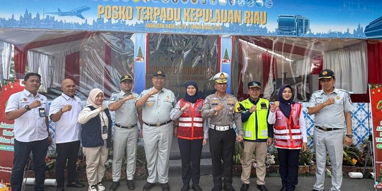 Jasa Raharja Kepri Gelar Aksi Simpatik di Pos Pelayanan Nataru Pelabuhan Telaga Punggur