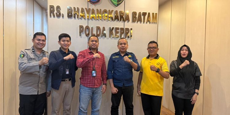 Jasa Raharja Kepri Lakukan Kunjungan Layanan dan Koordinasi Persiapan MoU Bridging Sistem JRCare dan SIMRS di RS Bhayangkara Polda Kepri
