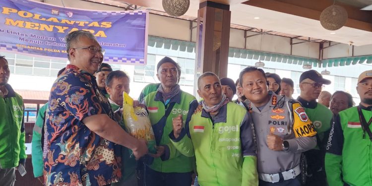 Perkuat Keselamatan Jalan, Ditlantas Polda Kepri dan Jasa Raharja Rangkul Komunitas Ojek Online Batam
