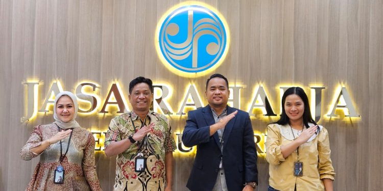 Jasa Raharja Kepri Bahas Program Menabung Pajak Kendaraan Bersama Bank BJB Cabang Batam