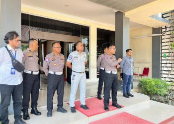 Sinergi Lintas Instansi, Jasa Raharja Kepri Ikuti Simulasi Rekayasa Lalu Lintas Angkutan Lebaran 2026 di Pelabuhan Telaga Punggur