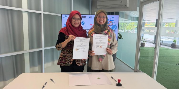 Jasa Raharja Kanwil Kepri Gelar Penandatanganan MOU JR Care SIMRS di RS Awal Bros Botania Kota Batam