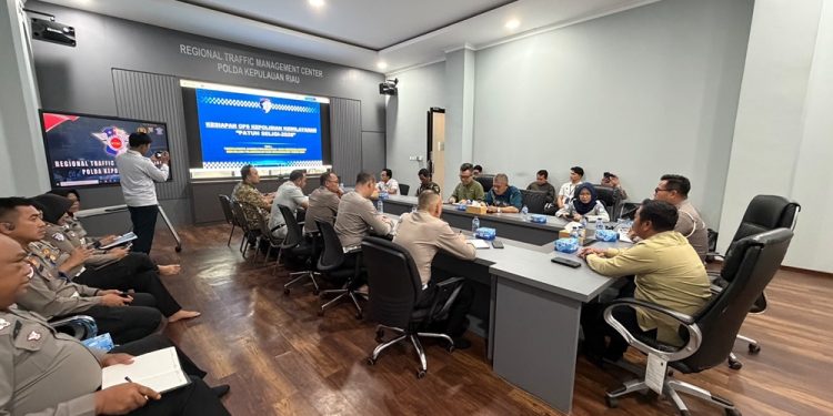 Mitra FKLL Provinsi Kepri Gelar Rapat Kesiapan Operasi Seligi Patuh 2026 bentuk Kamseltibcar Lantas di Kepri