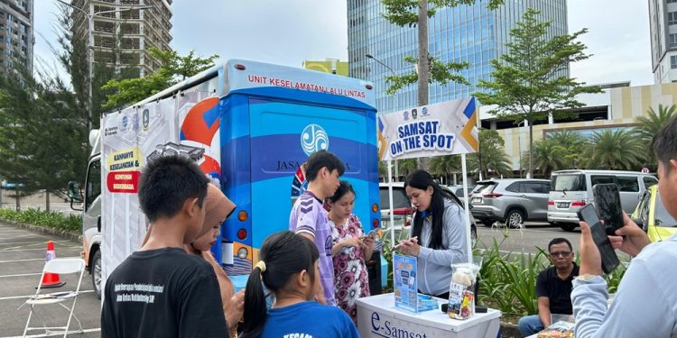 Samsat On The Spot Hadir di Harbour Bay pada Akhir Pekan, Inisiatif Jasa Raharja Kepri Permudah Wajib Pajak