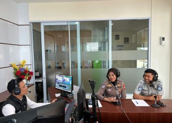 RRI Gelar Dialog Interaktif Keselamatan Berlalu Lintas dan Fitur Lapor Laka JRKu bersama Ditlantas Polda dan Jasa Raharja Kepri