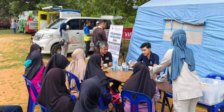 Jasa Raharja Tanjungpinang Gelar Pemeriksaan Kesehatan Gratis dalam Festival Pelayanan Publik Karang Taruna Batu IX