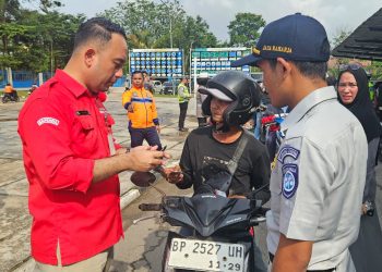 Jasa Raharja Kepri Bersama Tim Pembina Samsat Gelar Operasi Gabungan Tingkatkan Kepatuhan Pajak Kendaraan Bermotor