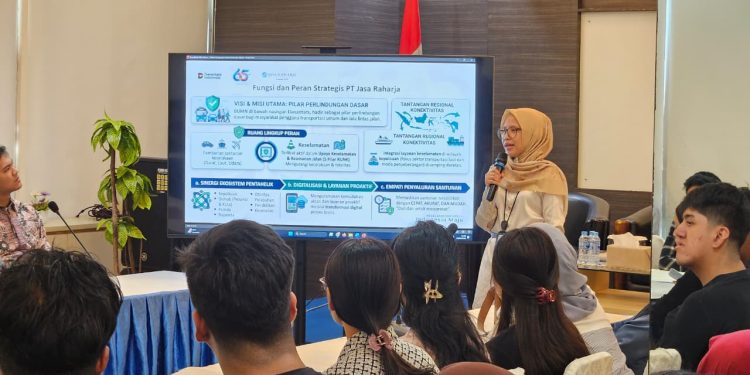 Jasa Raharja Kepri Tingkatkan Literasi Keselamatan Transportasi dan Kepatuhan Pajak Kendaraan Melalui Kunjungan Akademik UNIBA