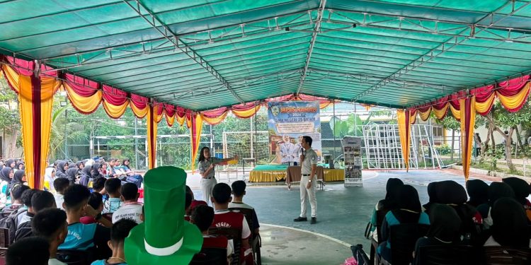 MPLS SMAN 25 Kota Batam, Jasa Raharja Kanwil Kepri Lakukan Program PPKL