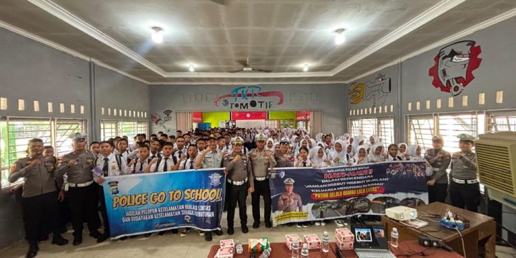 Jasa Raharja Gelar Kegiatan PPKL di SMK Negeri 1 Tanjung Uban