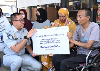Dalam 24 Jam, Dirut Jasa Raharja Serahkan Santunan kepada Ahli Waris Korban Kebakaran KMP Putri Yasmin