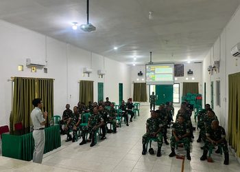 Jasa Raharja Sosialisasikan Safety Riding dan PPGD kepada personel Kodim 0317/TBK