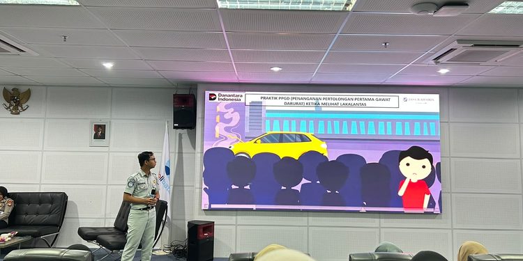 Jasa Raharja Bersama Ditlantas Polda Kepri Sosialisasi Safety Riding dan Tingkatkan Peranan Mahasiswa Dalam Keselamatan Beralu Lintas