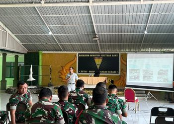 Jasa Raharja, Ditlantas Polda Kepri dan Astra Honda Motor Wilayah Kepri Gelar Safety Riding dan PPGD di Mayonif 136/TS