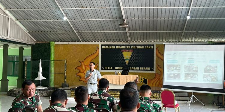 Jasa Raharja, Ditlantas Polda Kepri dan Astra Honda Motor Wilayah Kepri Gelar Safety Riding dan PPGD di Mayonif 136/TS