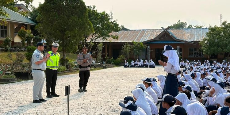 Cegah Kecelakaan Pelajar, Jasa Raharja dan Satlantas Tanjungpinang Ingatkan Bahaya Berkendara di Bawah Umur