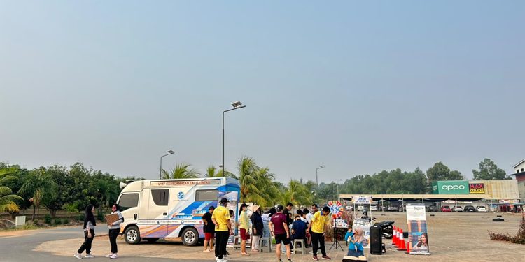 Jasa Raharja Gelar Safety Campaign di Nongsa, Dorong Kesadaran Keselamatan Berlalu Lintas