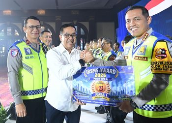 Jasa Raharja Apresiasi Polda hingga Polres melalui IRSMS Award di Syukuran Hari Lalu Lintas Bhayangkara ke-71