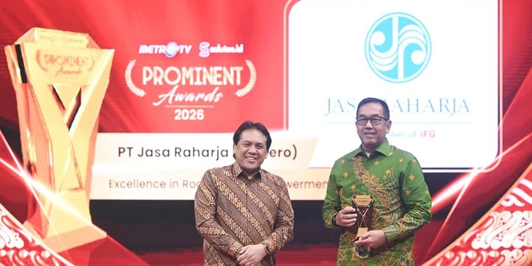 Konsisten Dorong Keselamatan Transportasi, Jasa Raharja Raih Excellent in Road Safety Empowerment di Ajang Prominent Award 2026