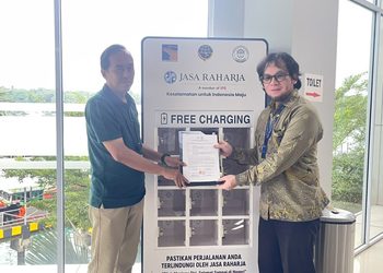 Peduli Kenyamanan Penumpang, Jasa Raharja Hadirkan Charging Station di Dua Pelabuhan Batam