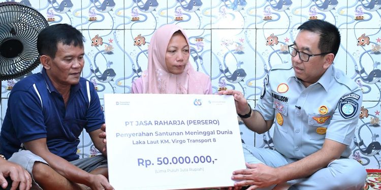 Jasa Raharja Terus Bergerak, Tiga Ahli Waris Korban KM Virgo Terima Santunan di Jawa Timur