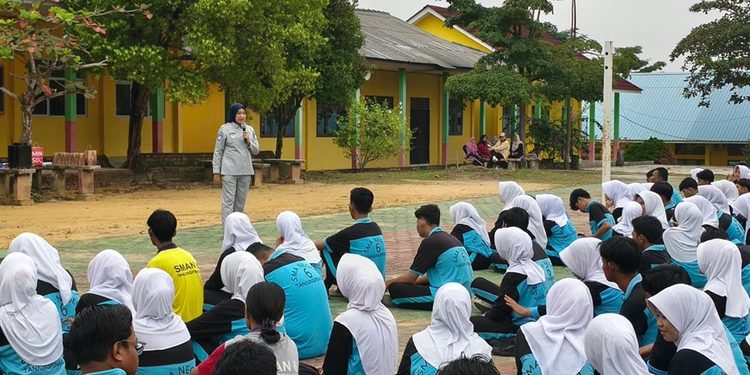 Cegah Kecelakaan Pelajar, Jasa Raharja dan Polisi Gelar Edukasi di SMA Negeri 6 Tanjungpinang