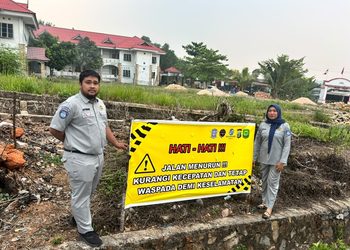 Jasa Raharja Pasang Spanduk di 8 Titik Rawan Kecelakaan di Tanjungpinang