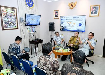 Diskusi dengan Forum Wartawan Perhubungan, Muhammad Awaluddin Paparkan Transformasi Peran Jasa Raharja