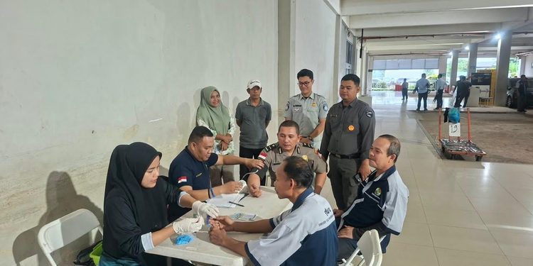 Jasa Raharja Kepri Gelar Pemeriksaan Kesehatan Gratis bagi Penumpang di Pelabuhan Punggur